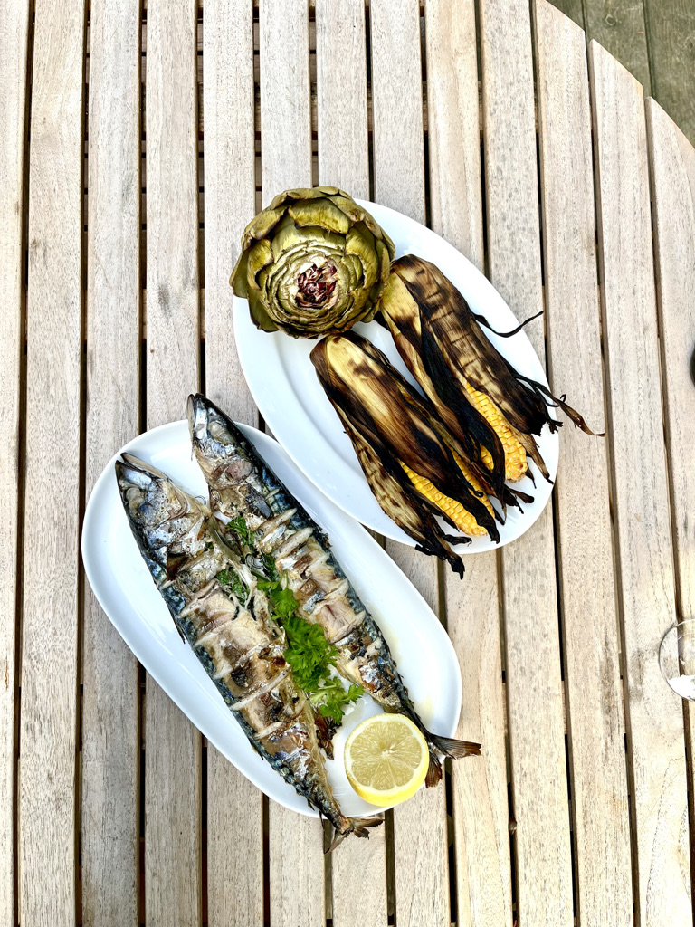 Grillet makrel med persille